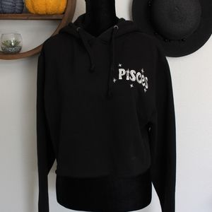 Horoscopez Pisces Cropped Hoodie